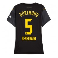 Camisa de Futebol Borussia Dortmund Ramy Bensebaini #5 Equipamento Secundário Mulheres 2024-25 Manga Curta